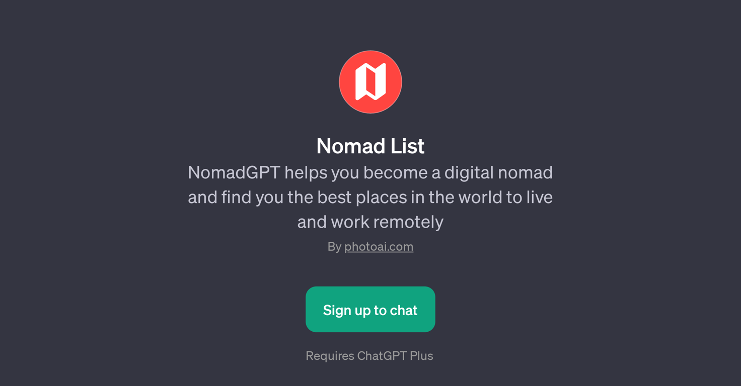 NomadGPT website