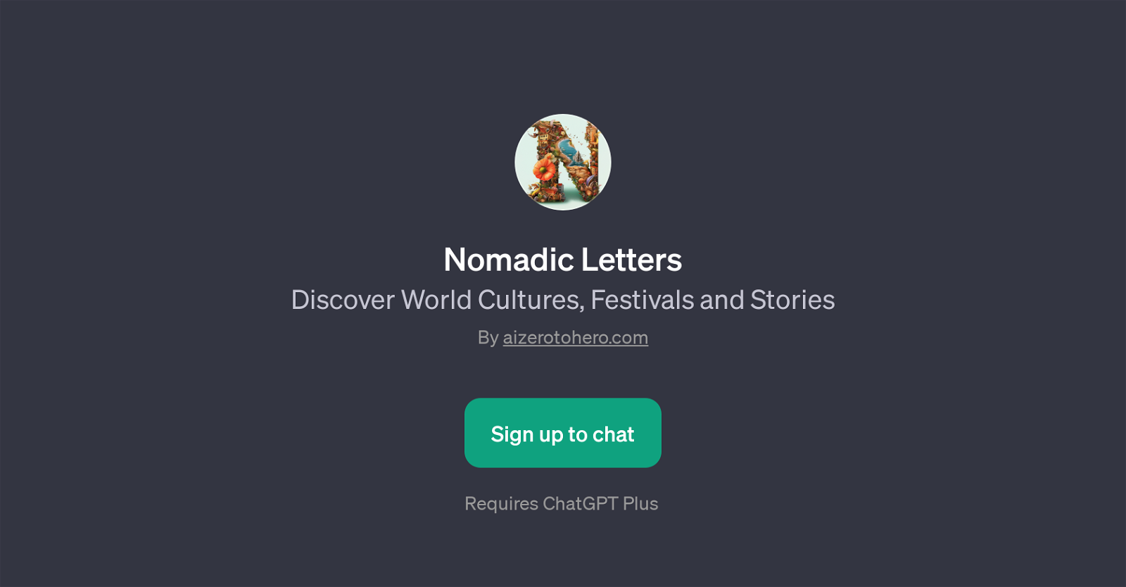Nomadic Letters website