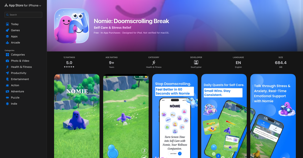 Nomie website