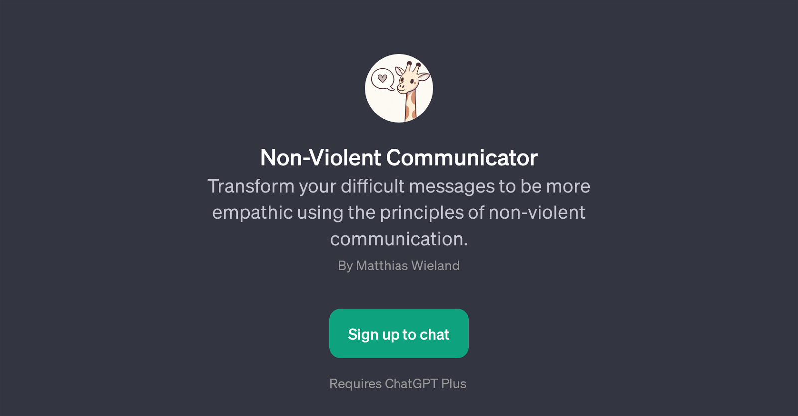 Non-Violent Communicator website