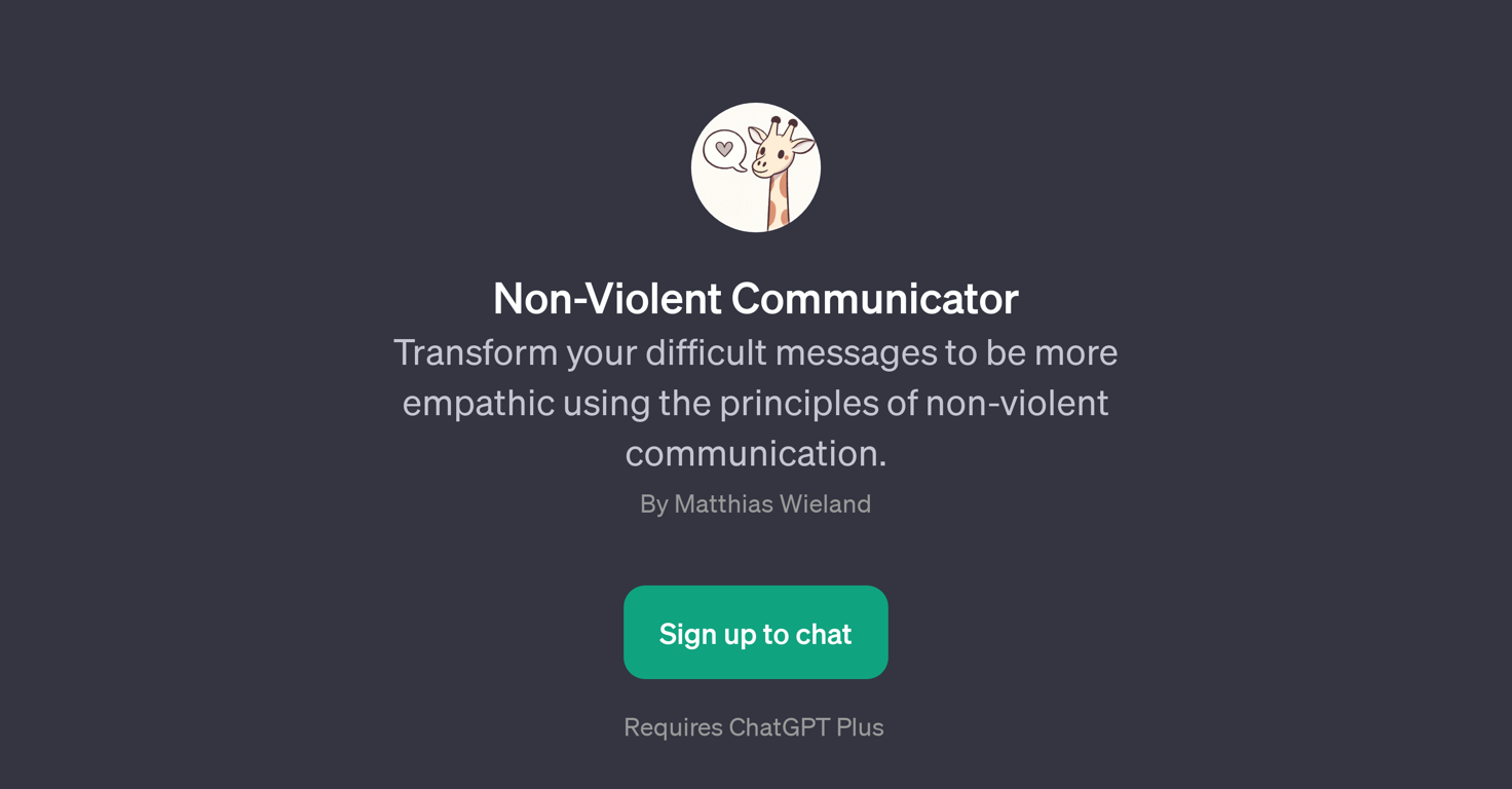Non-Violent Communicator website