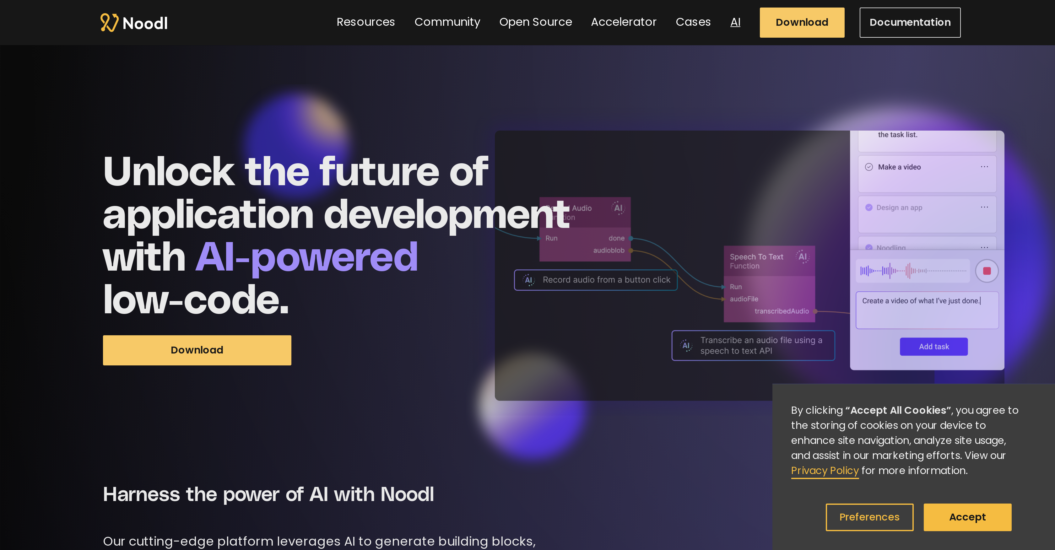 Noodl website