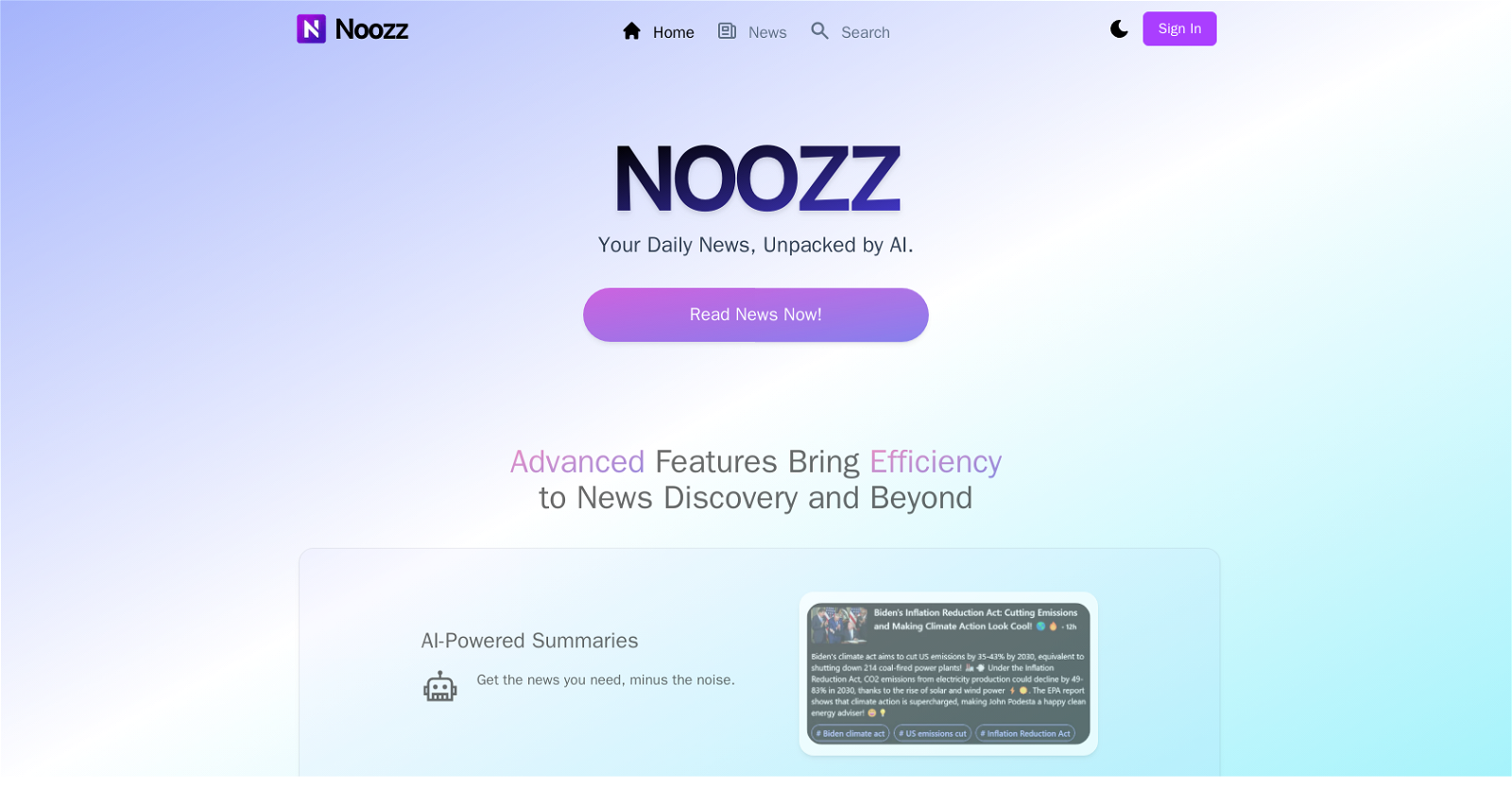 Noozz website
