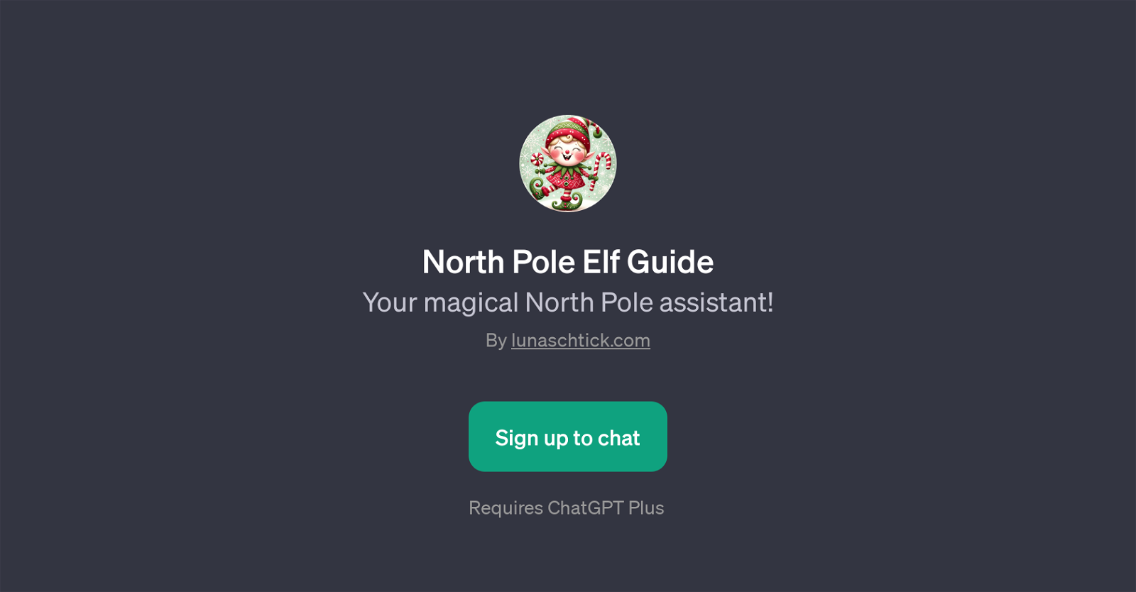 North Pole Elf Guide website