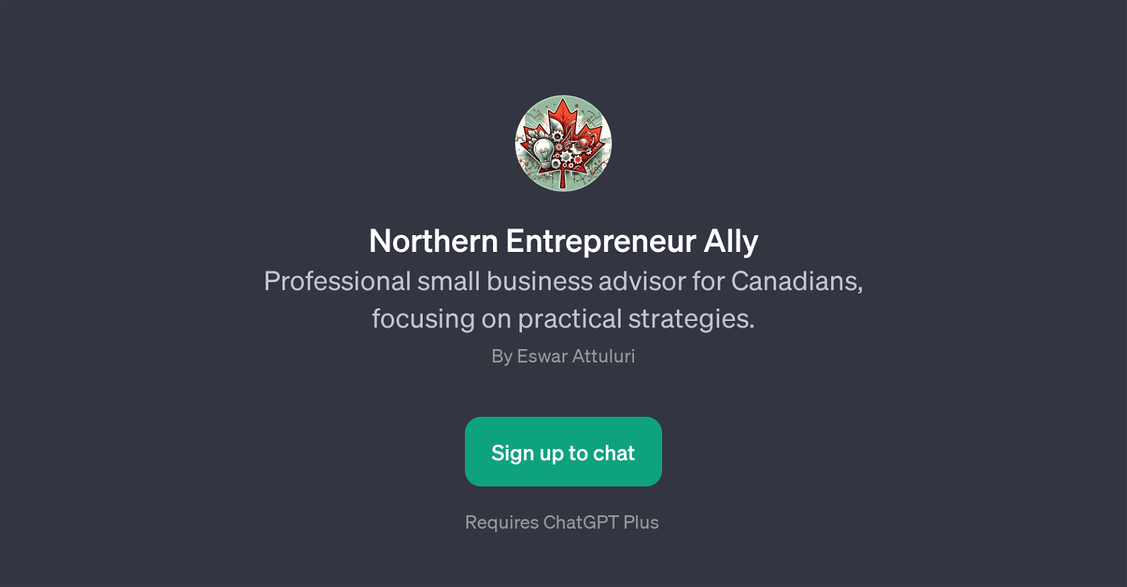 Northern Entrepreneur Ally website