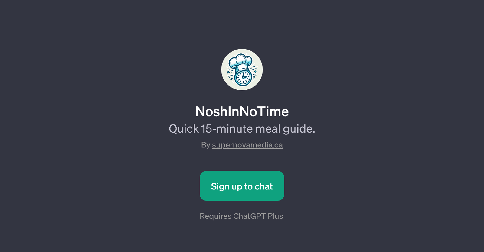 NoshInNoTime website