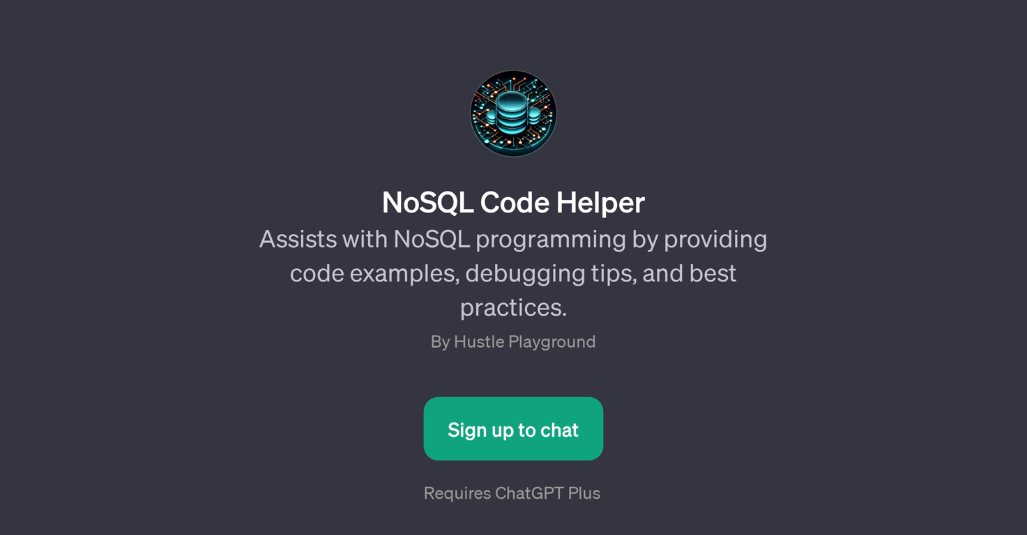 NoSQL Code Helper website