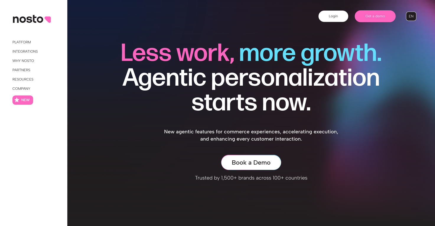 Nosto website