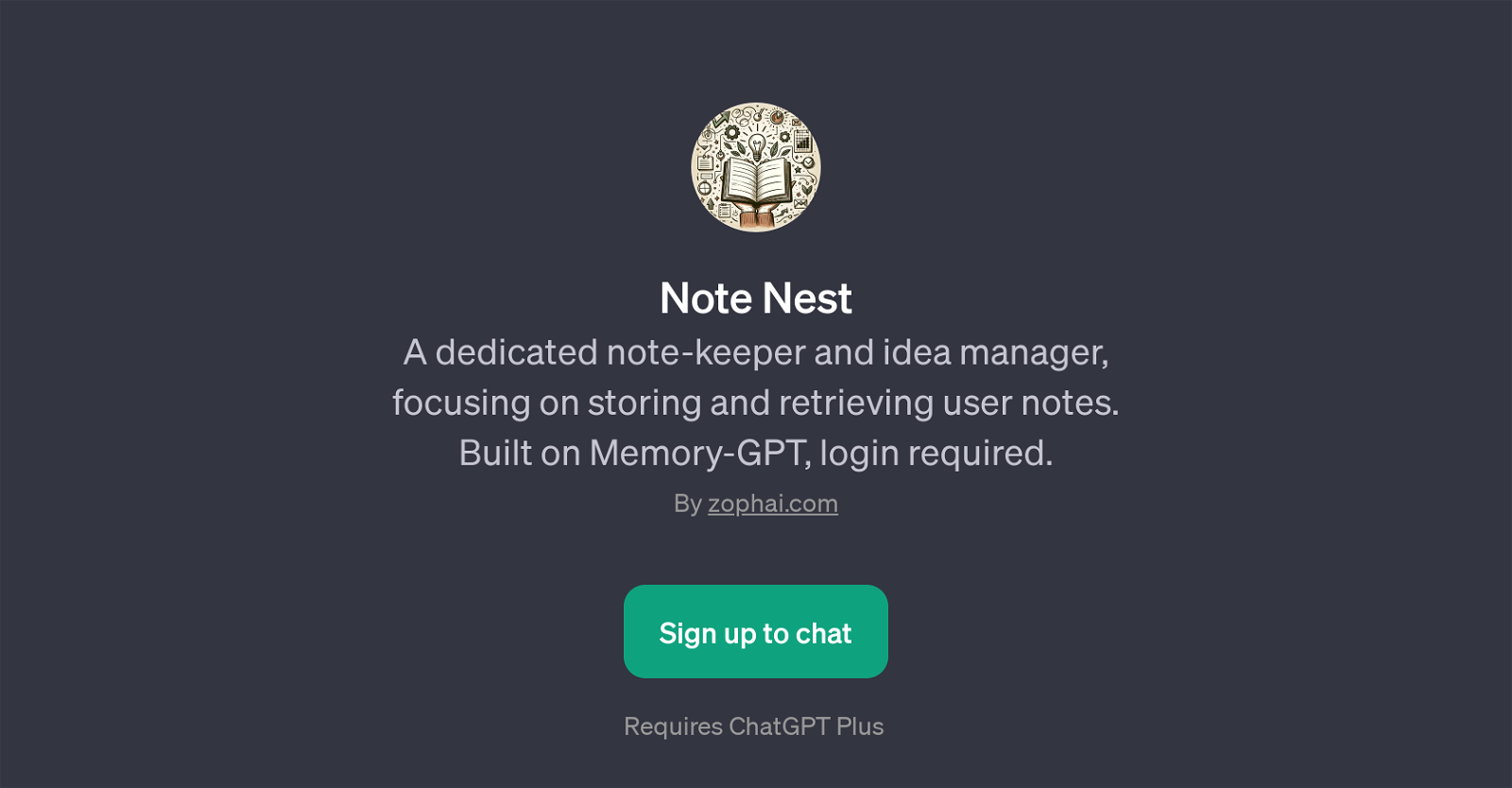 Note Nest website