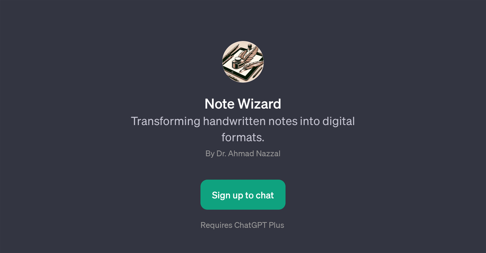 Note Wizard website