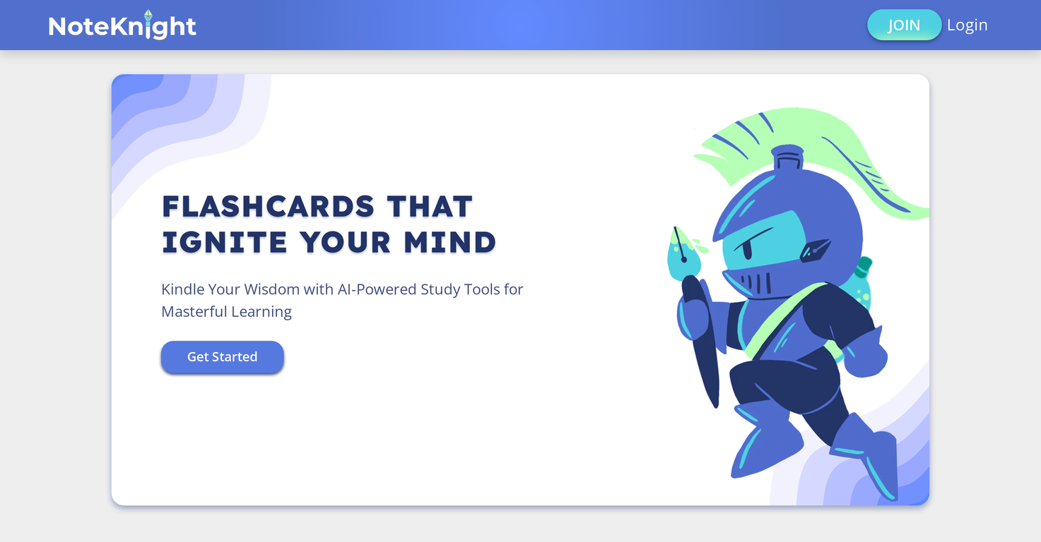 NoteKnight website