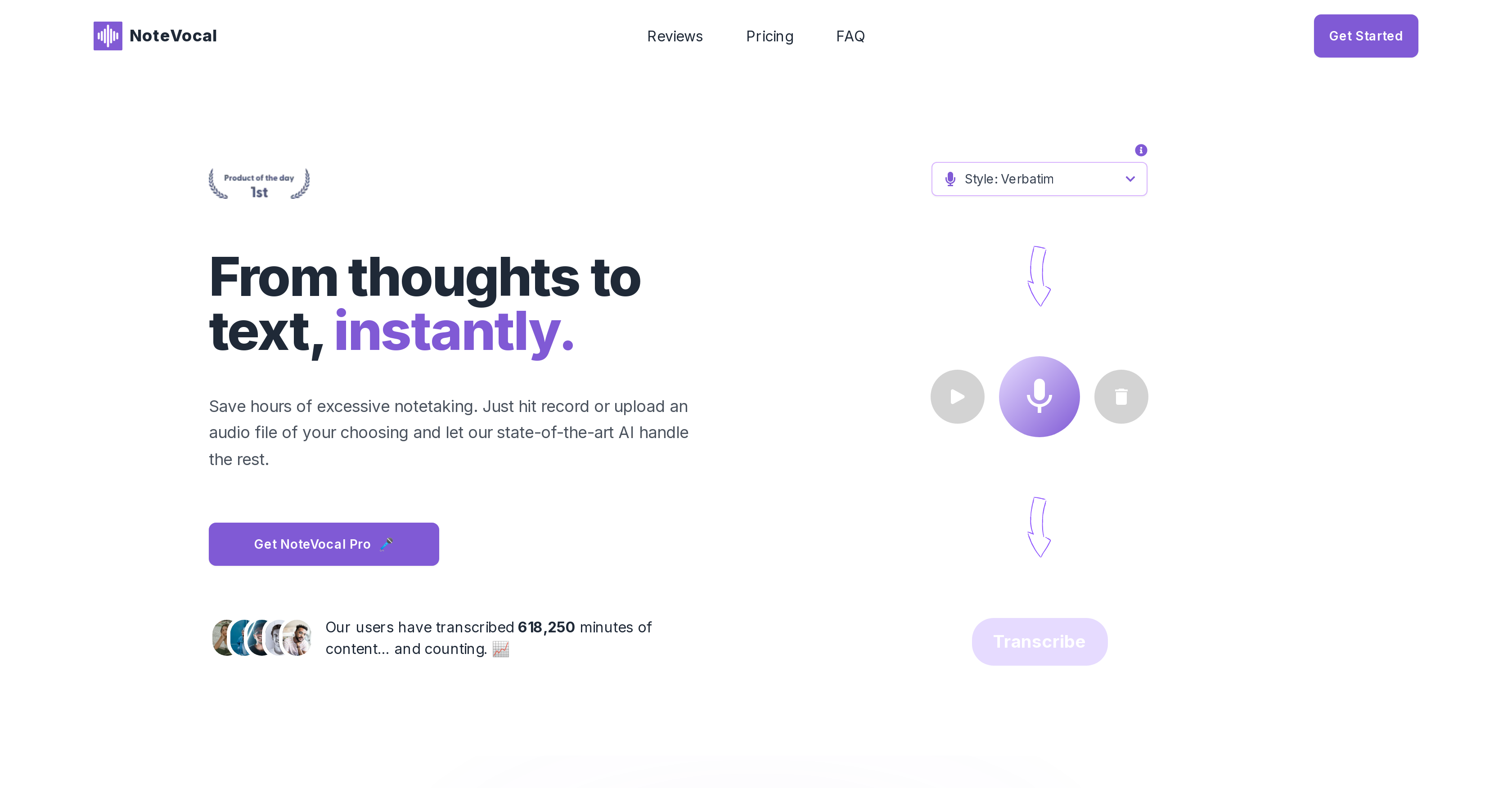 NoteVocal screenshot
