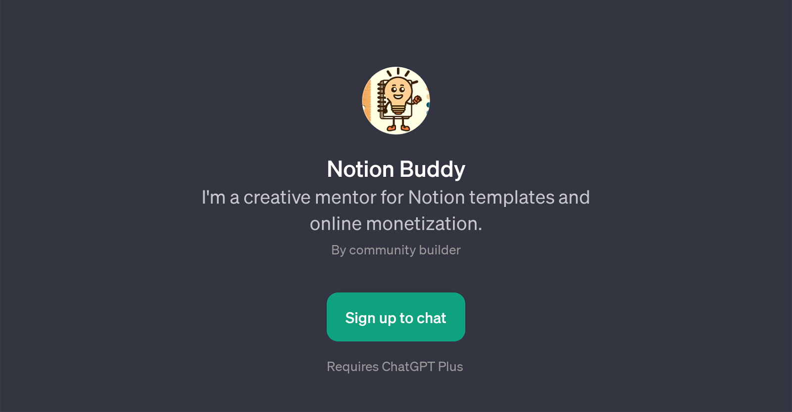 Notion Buddy website