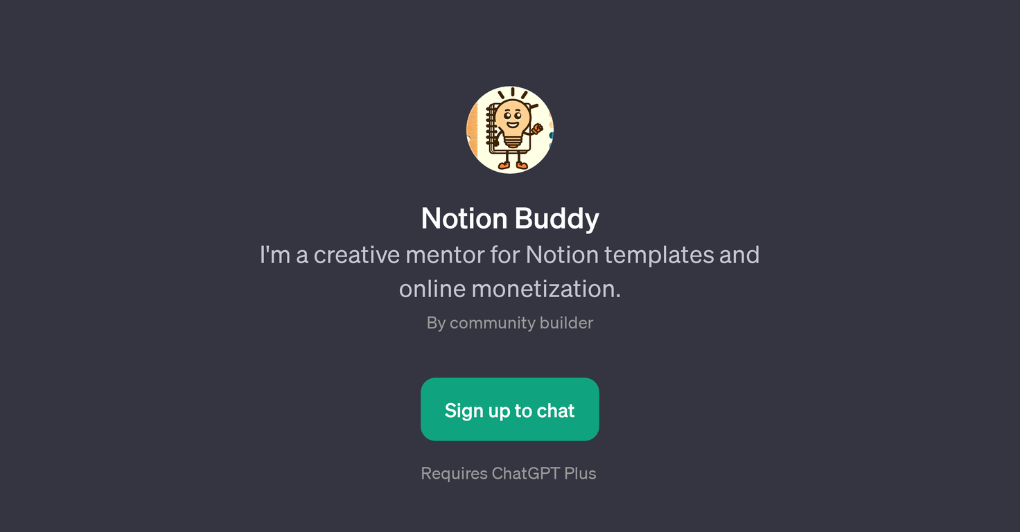 Notion Buddy website