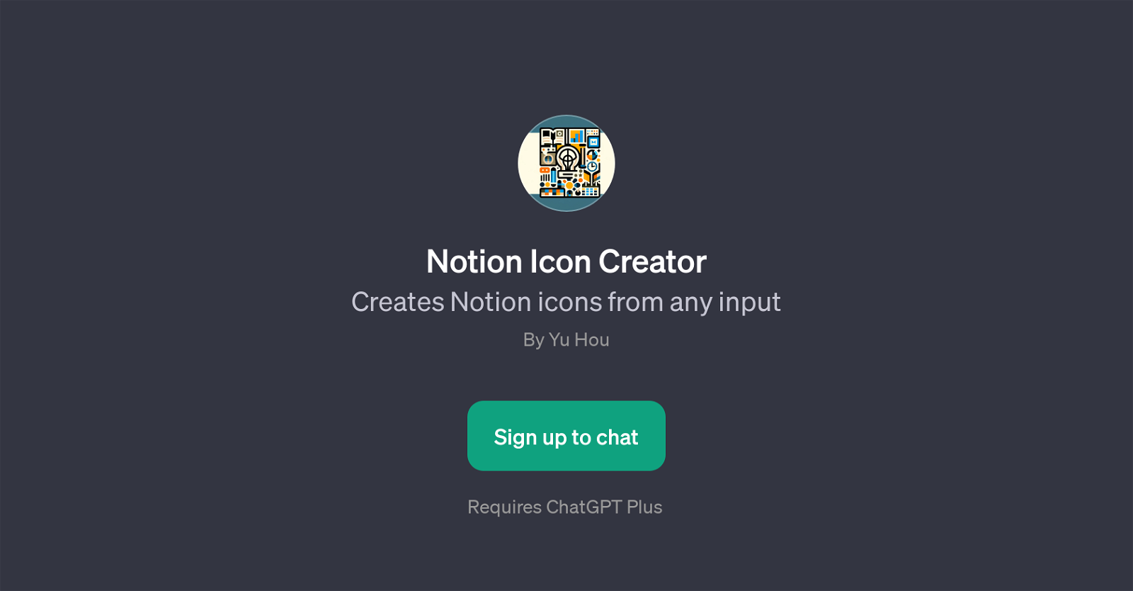 Notion Icon Creator website