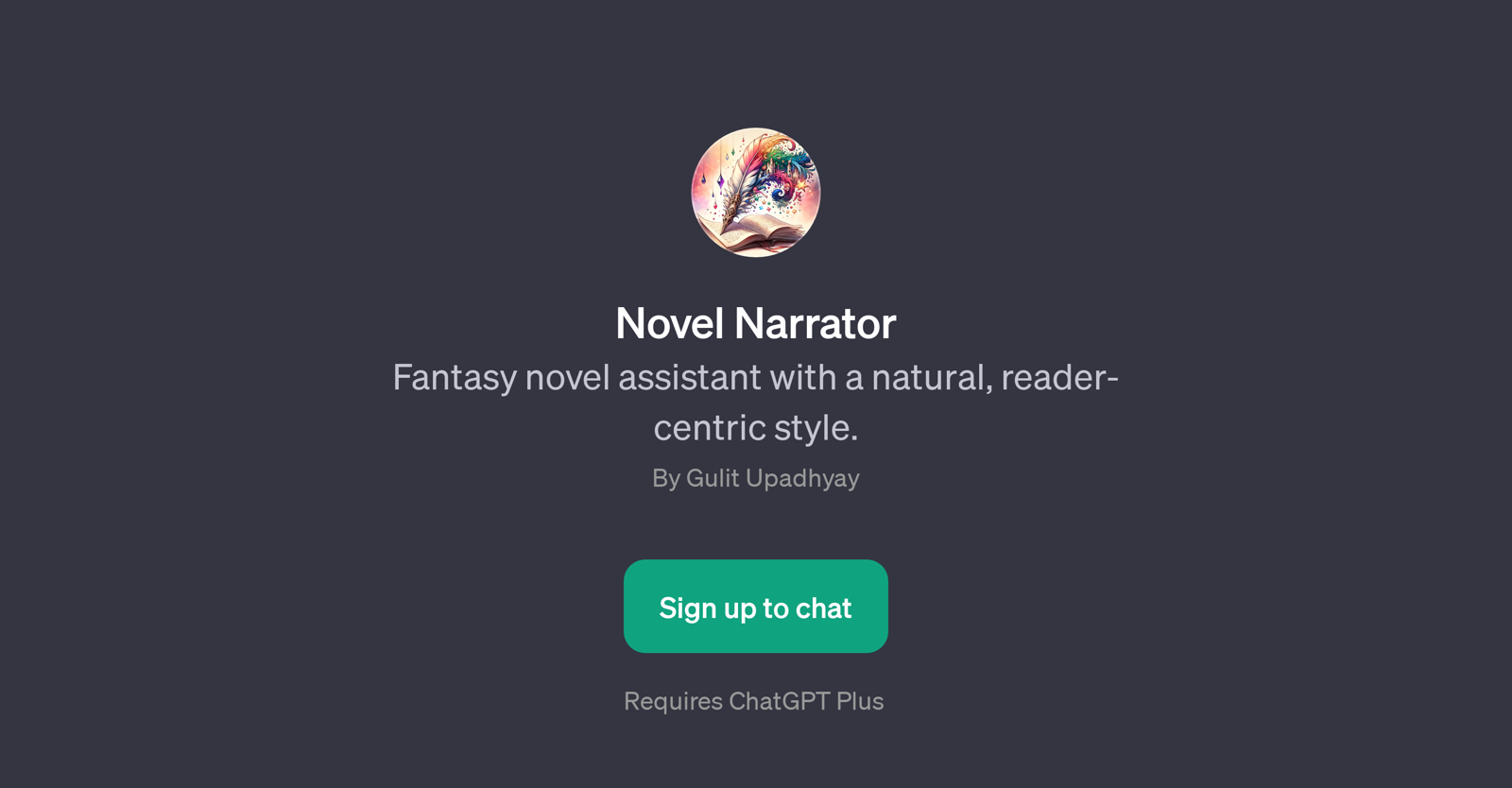 Novel Narrator website