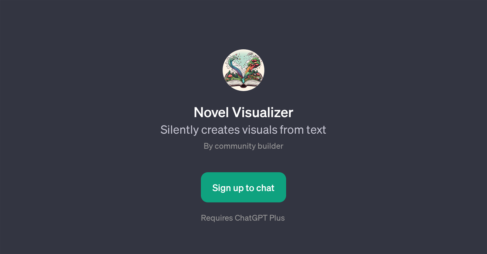 Novel Visualizer website