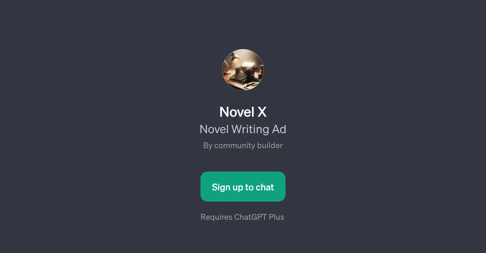 Novel X website