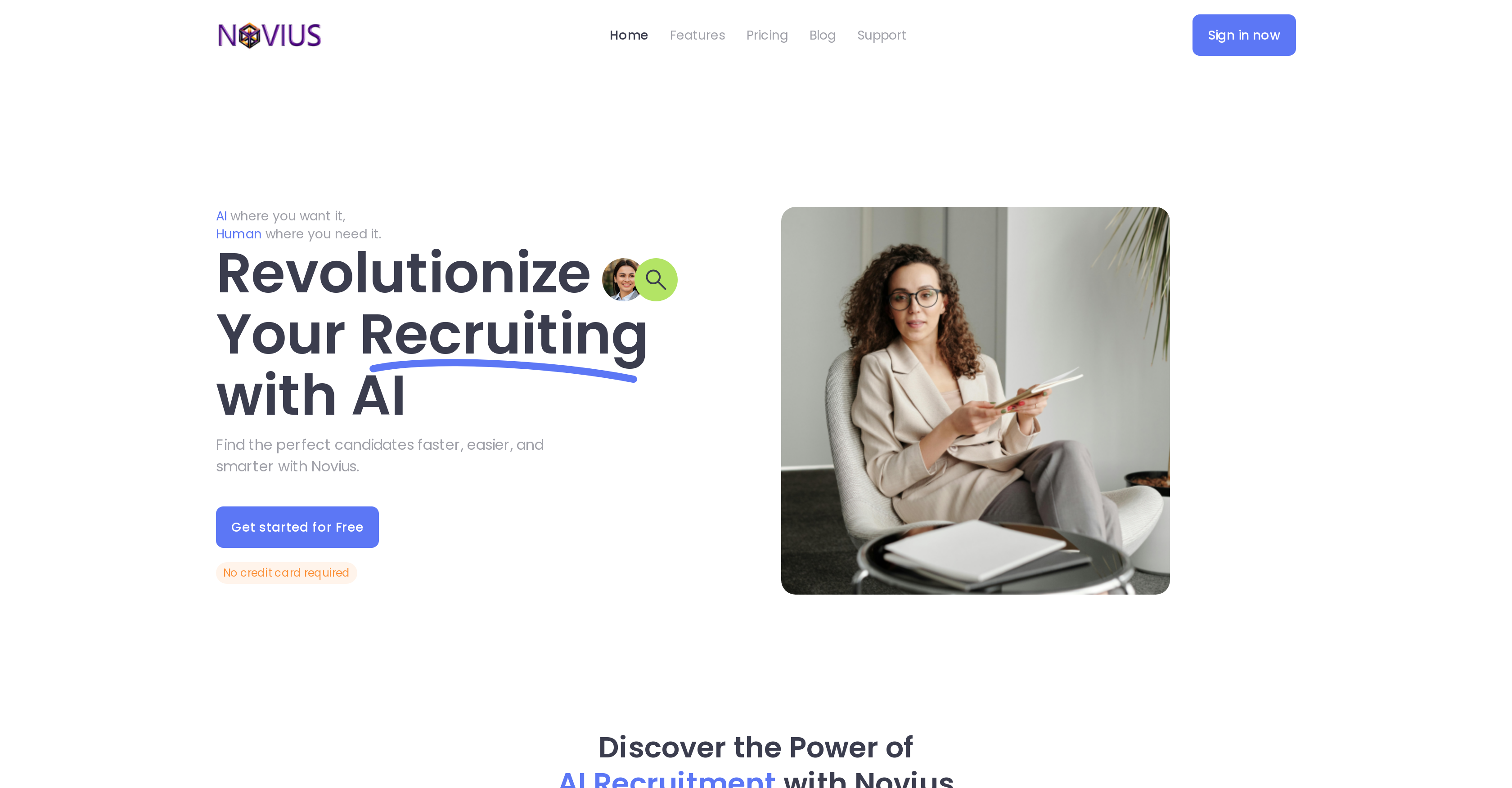 Novius Rhdhv Novius - AI Tool For Recruiting