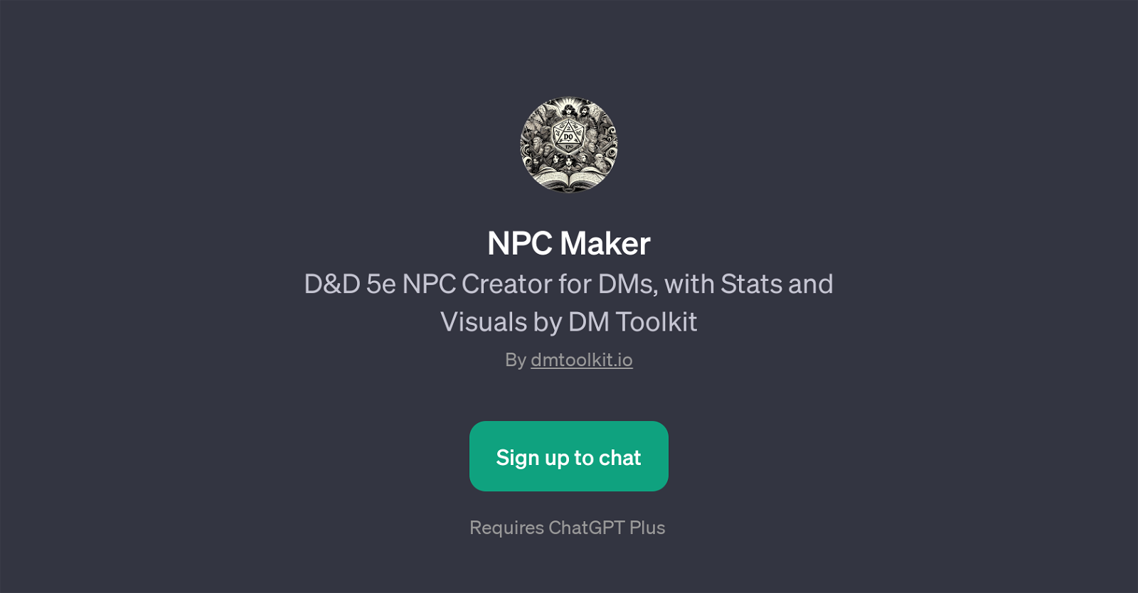 NPC Maker website