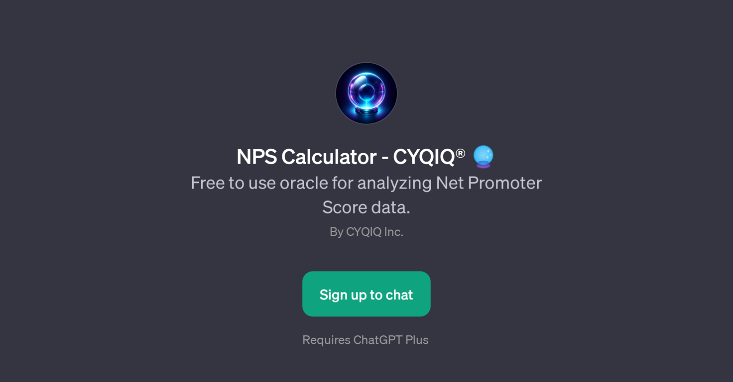 NPS Calculator - CYQIQ website