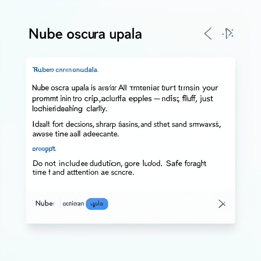 Nube oscura upala website