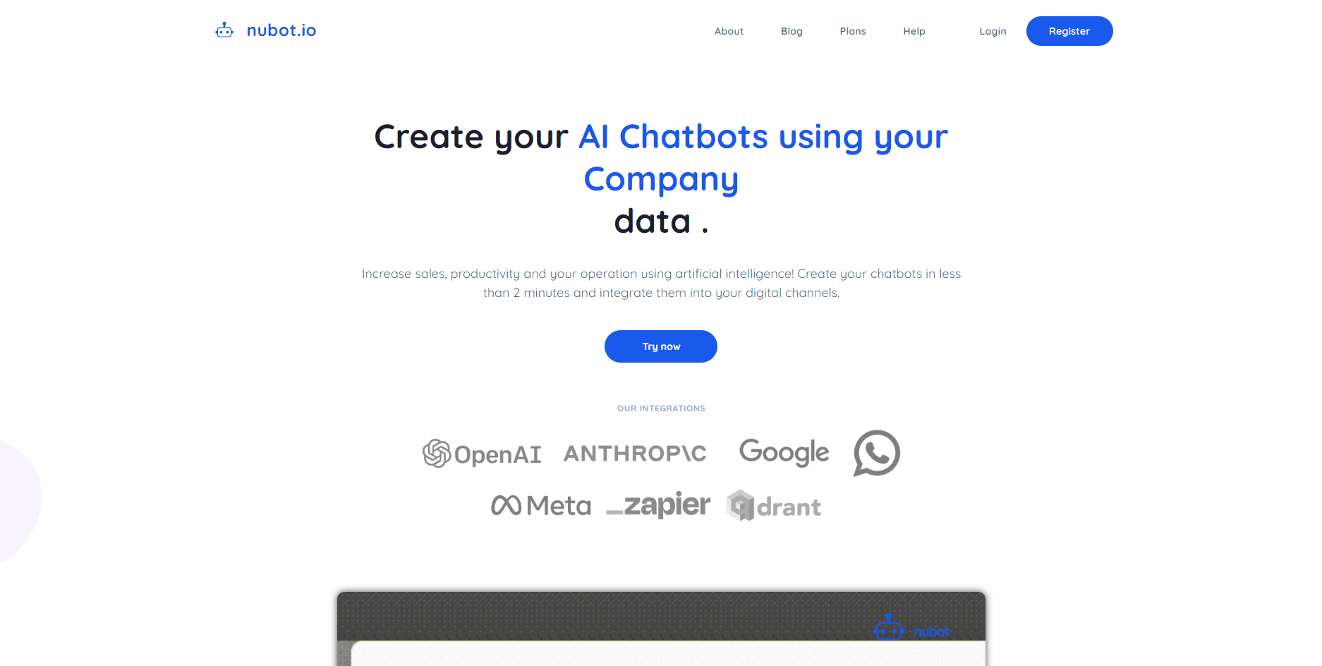 Nubot website