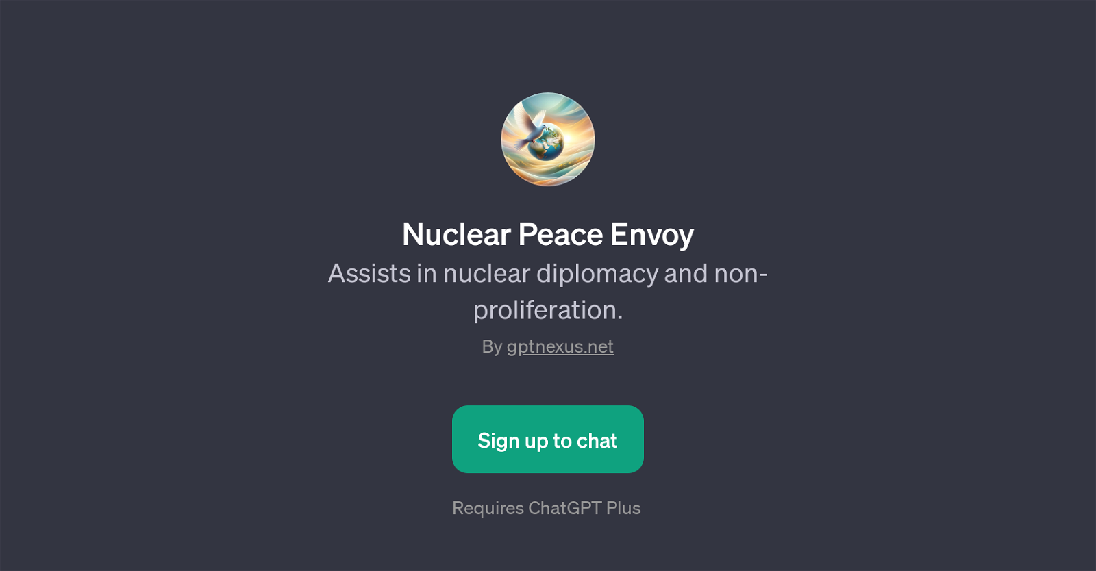Nuclear Peace Envoy website
