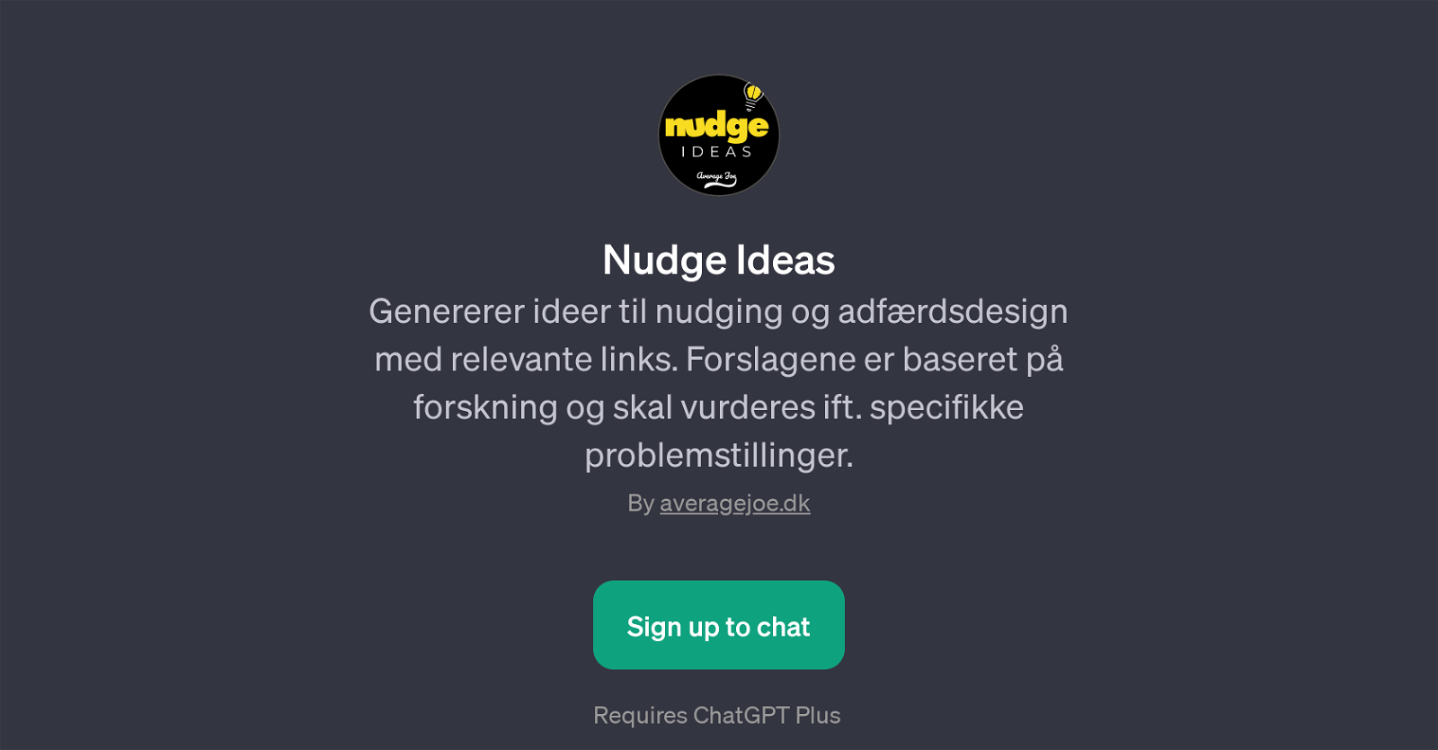 Nudge Ideas website