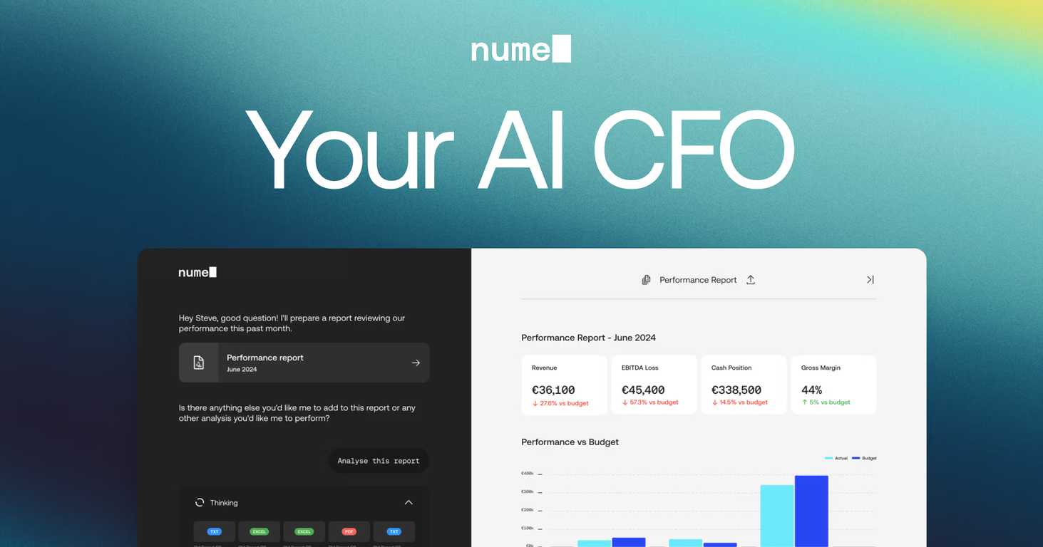 Nume AI website