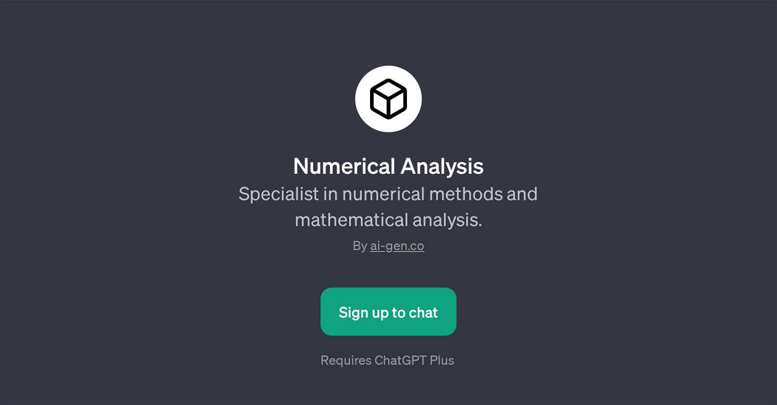 Numerical Analysis website