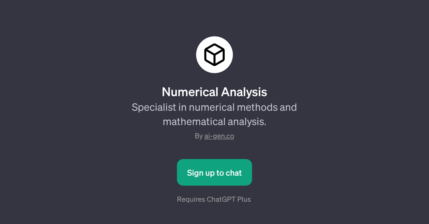 Numerical Analysis website