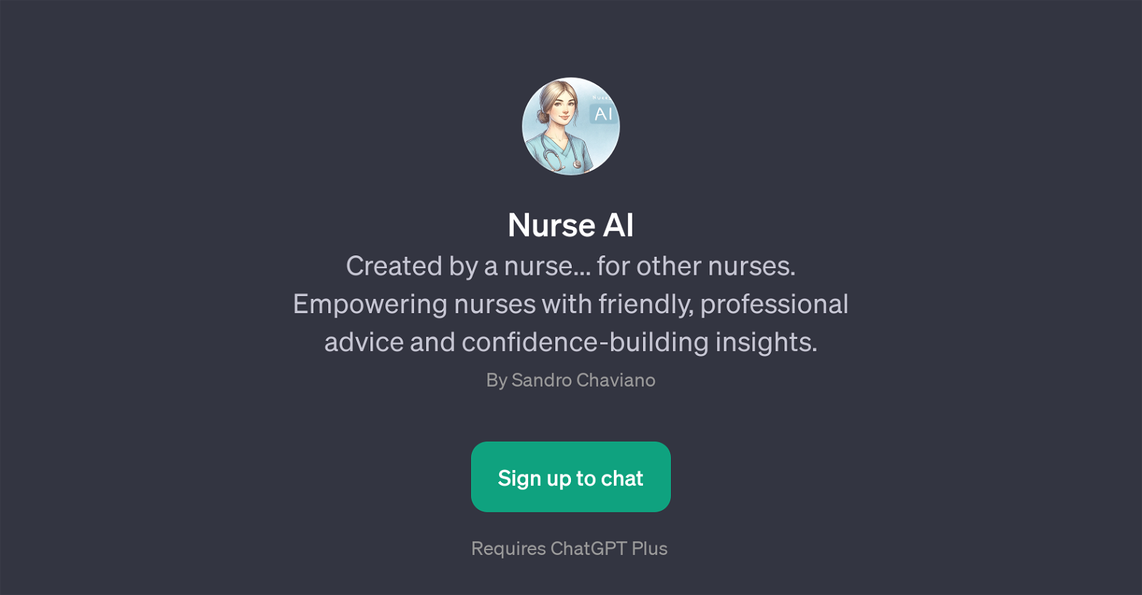 Nurse AI GPT website