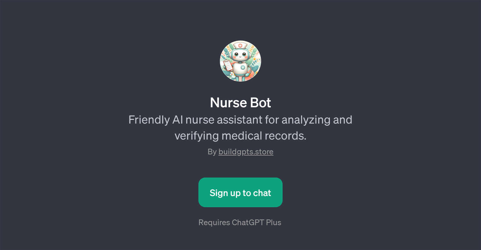 Nurse Bot website