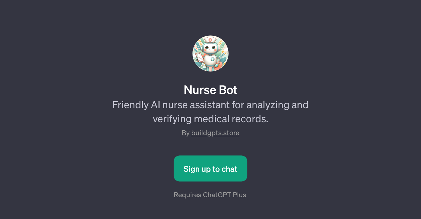 Nurse Bot website