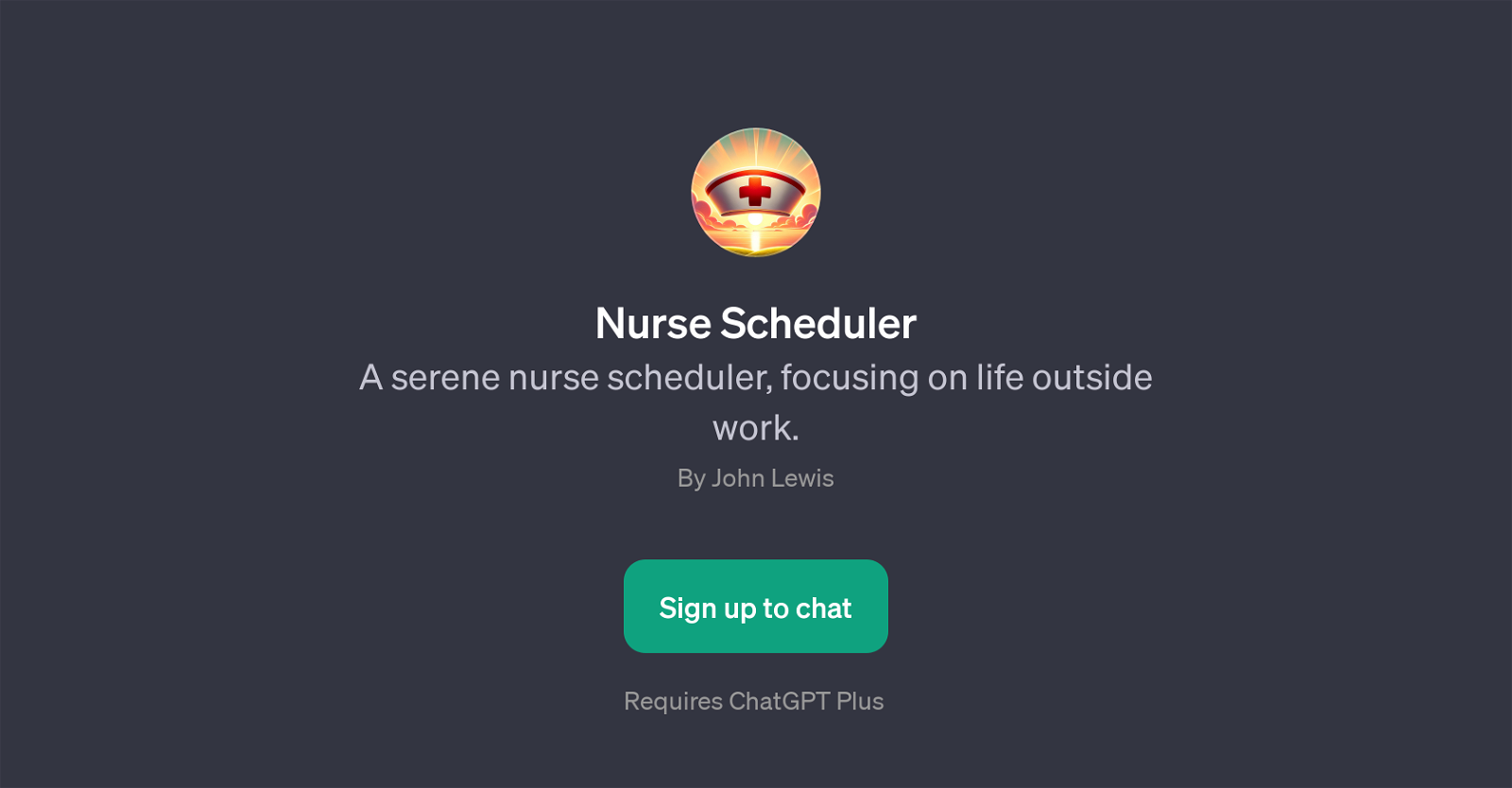 Nurse Scheduler website