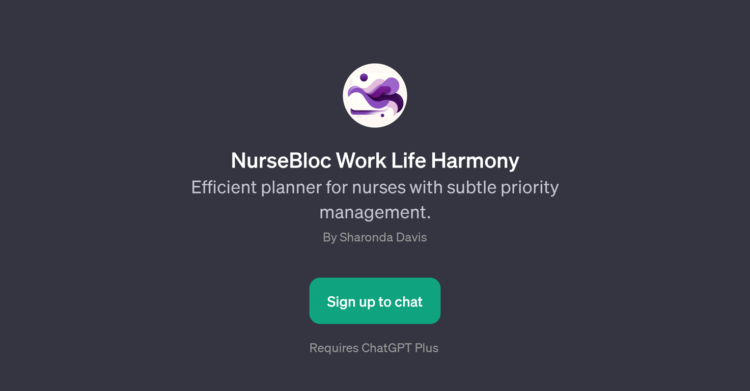 NurseBloc Work Life Harmony website