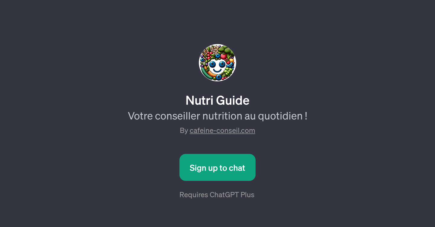 Nutri Guide website