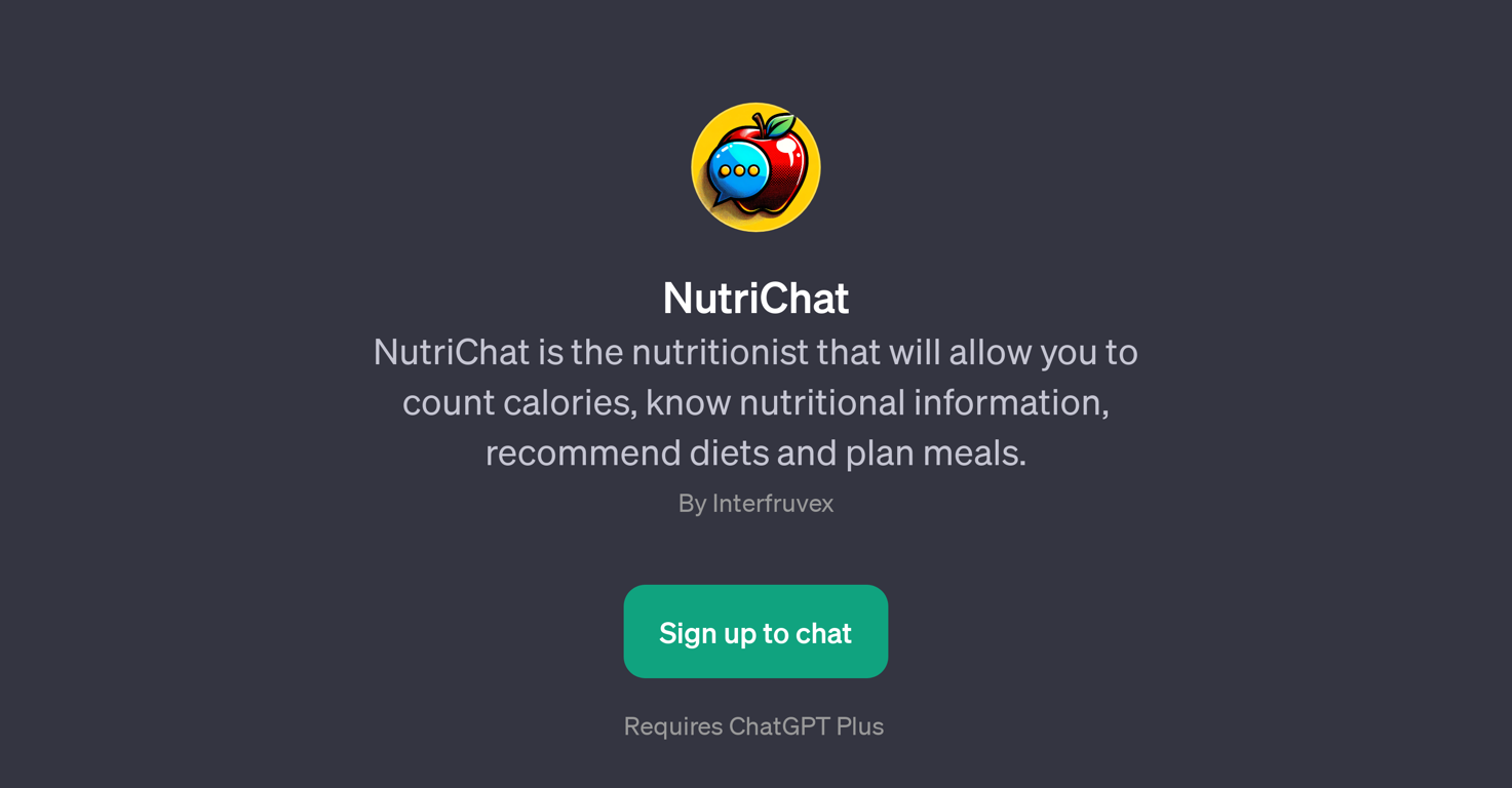 NutriChat website