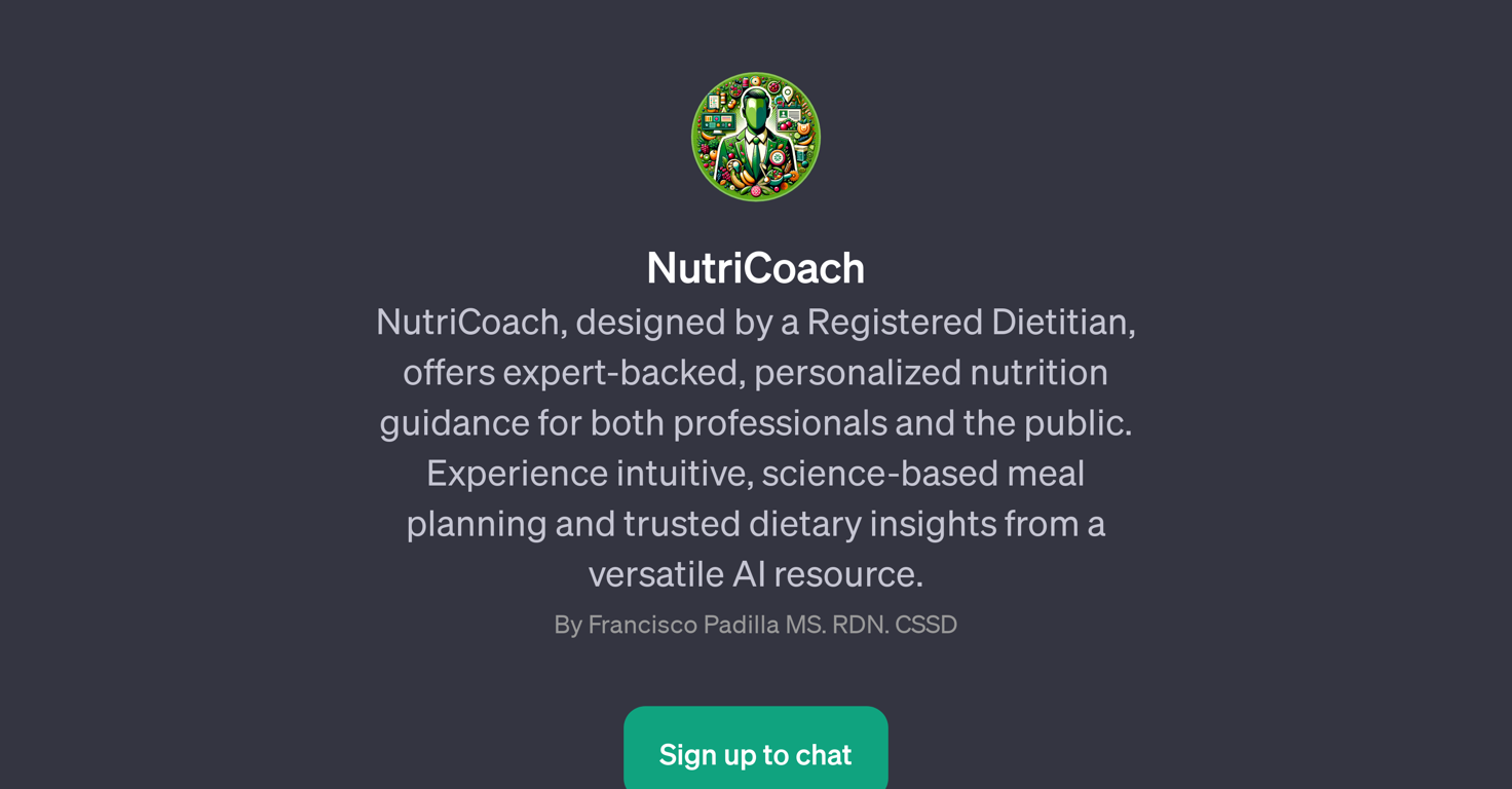 NutriCoach website