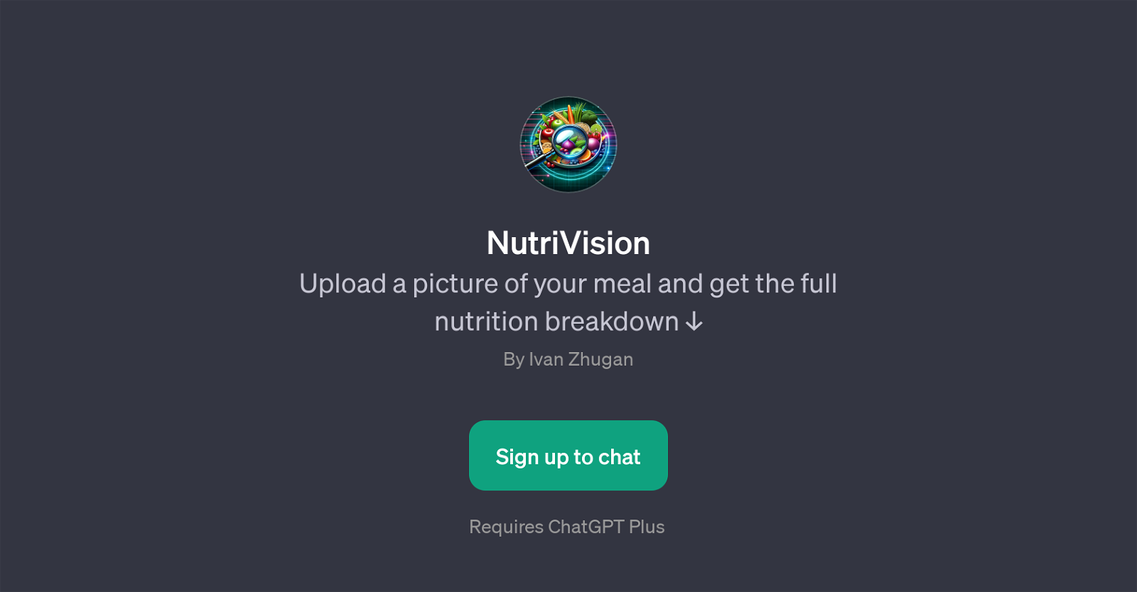NutriVision website