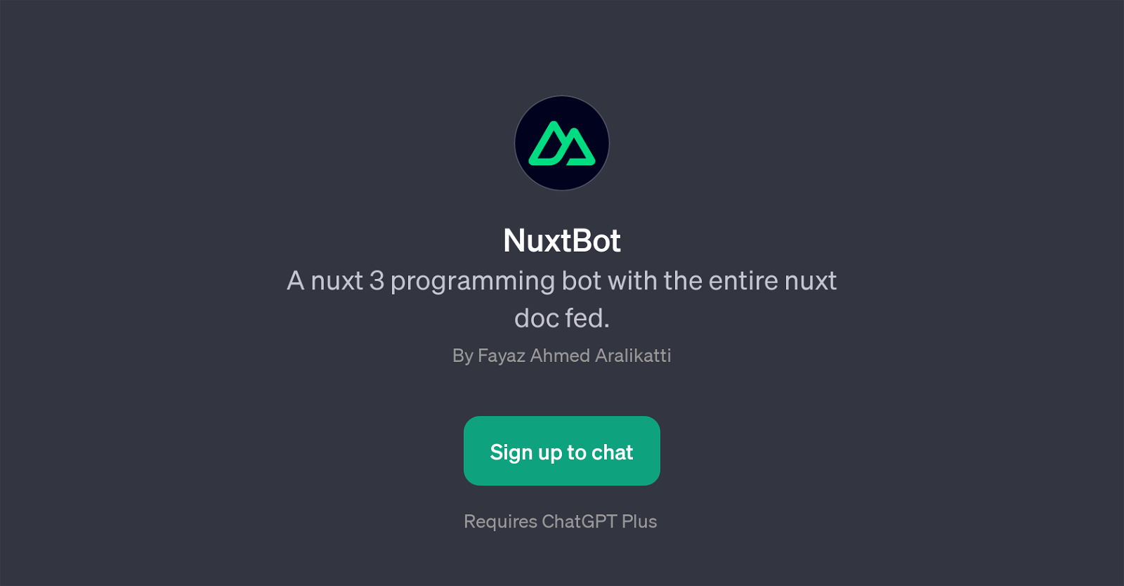 NuxtBot website