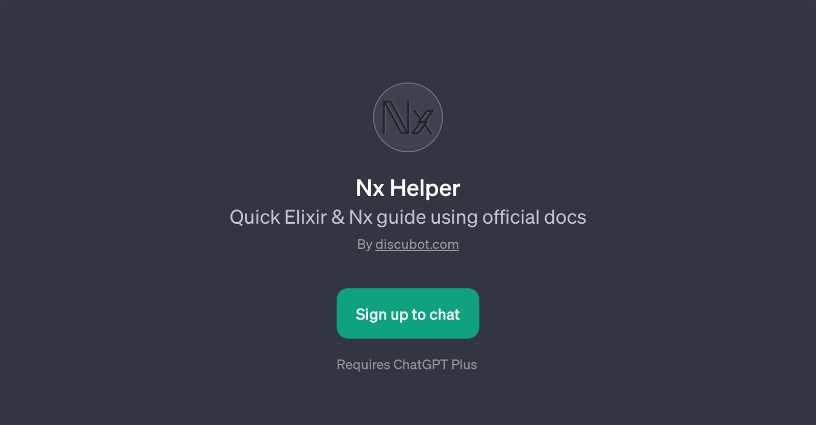 Nx Helper website