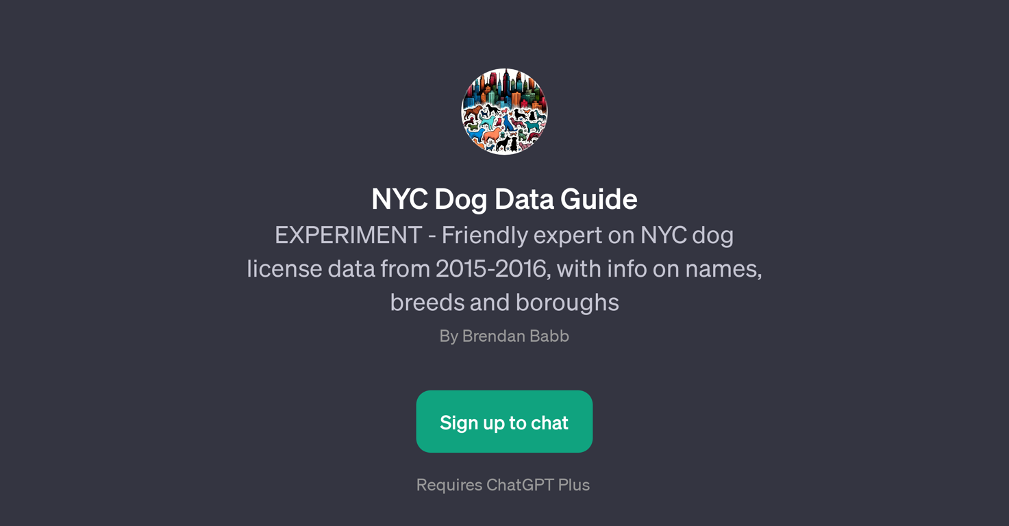 NYC Dog Data Guide website