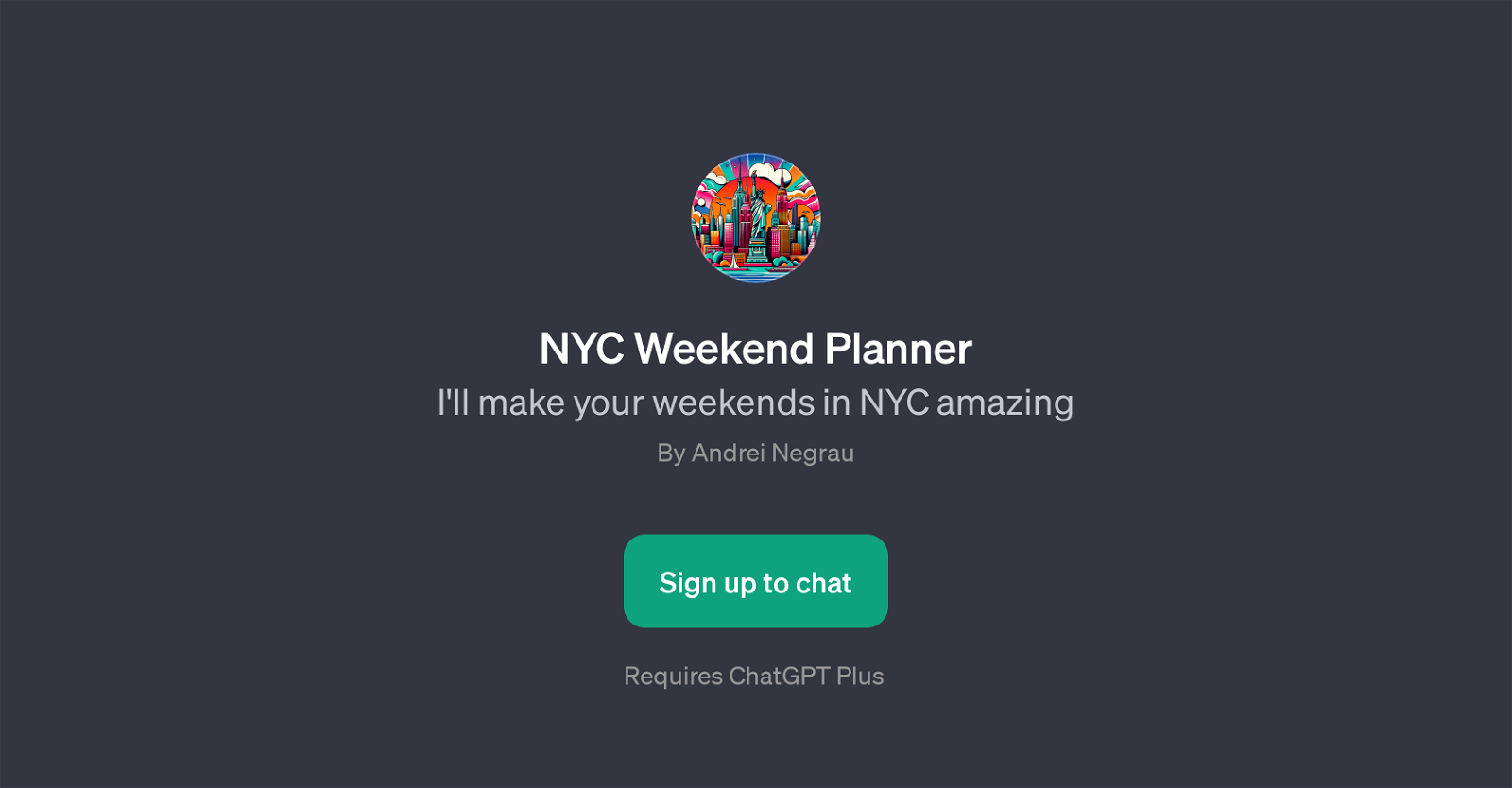 NYC Weekend Planner website