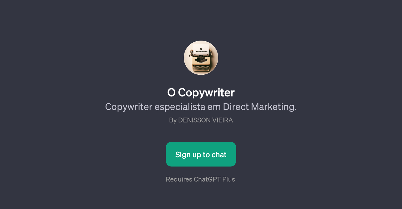 O Copywriter website