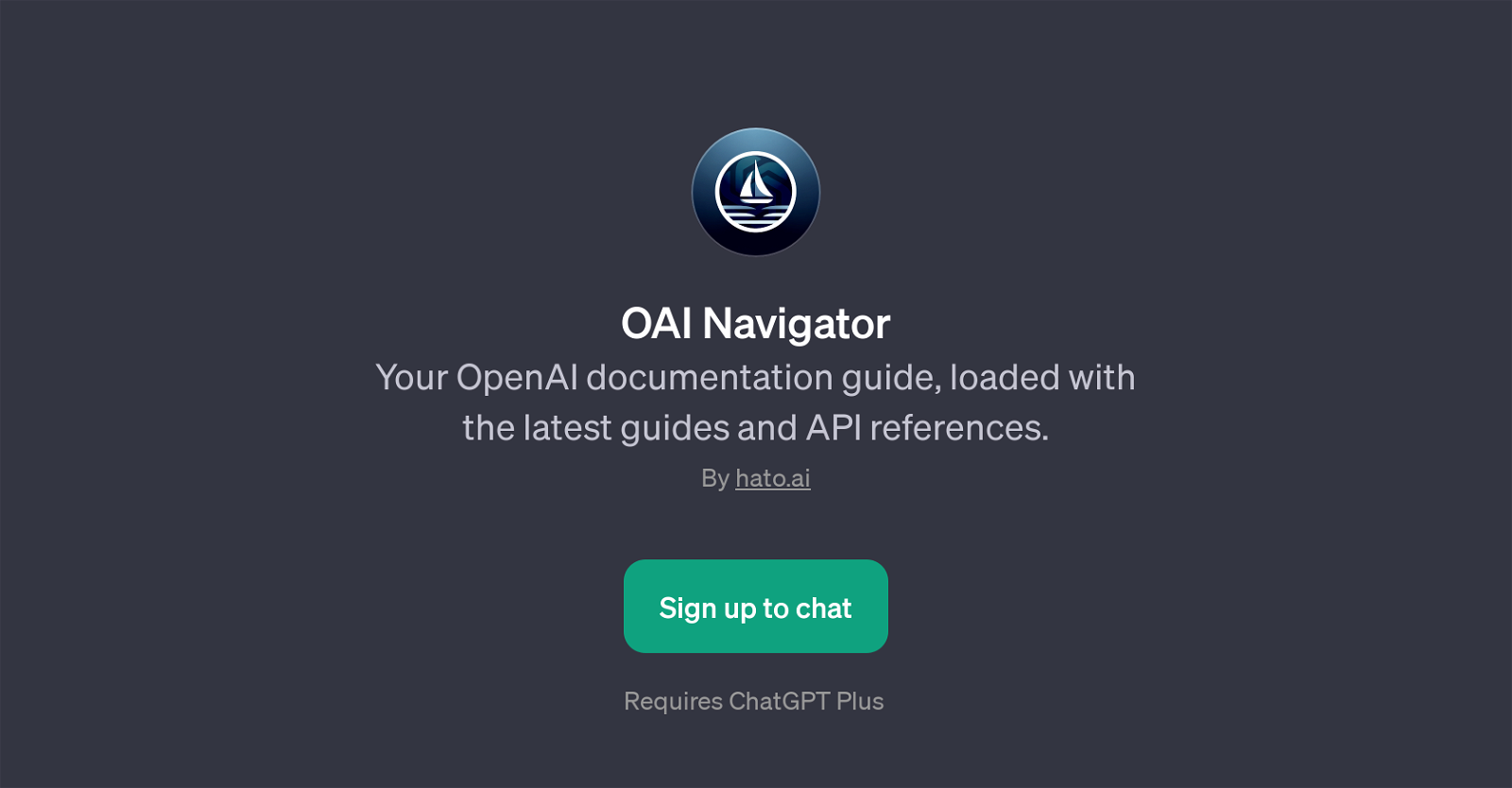 OAI Navigator website