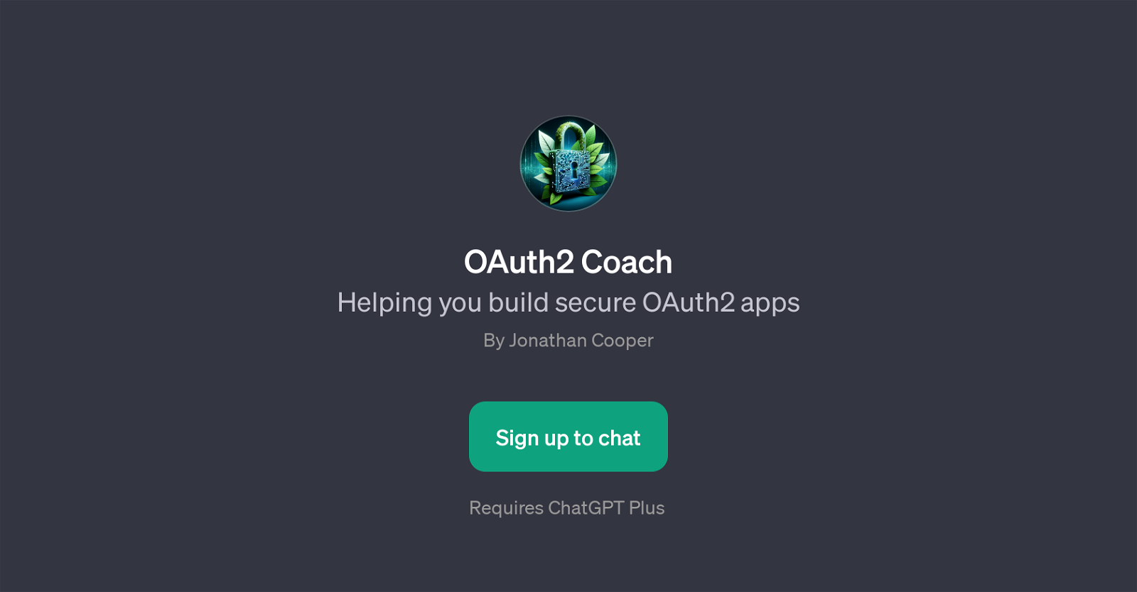 OAuth2 Coach website