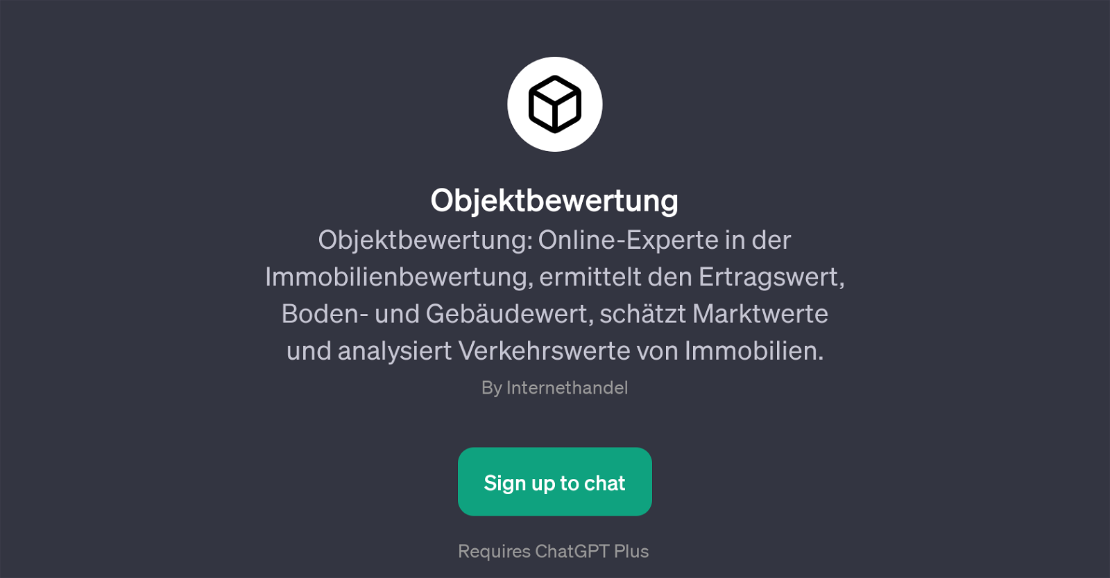 Objektbewertung website
