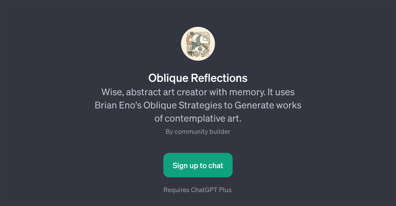 Oblique Reflections website